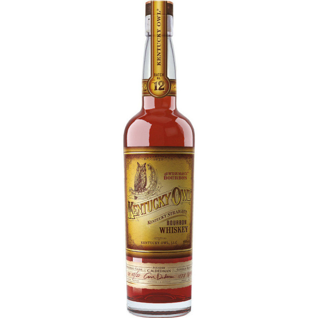 Kentucky Owl Straight Bourbon Whiskey Batch No 12