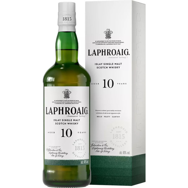 Laphroaig 10 Year Single Malt Scotch Whisky