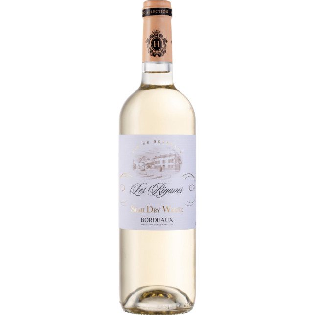 Les Riganes (formerly known as Chateneuf) Semi Dry White Bordeaux Mevushal 2023