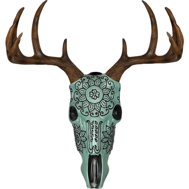 Los Azulejos Trophy Head Antlers Añejo Tequila