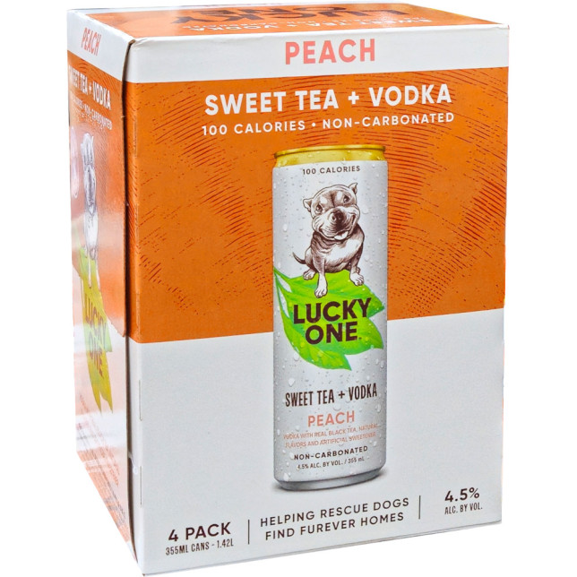 Lucky One Peach Sweet Tea + Vodka