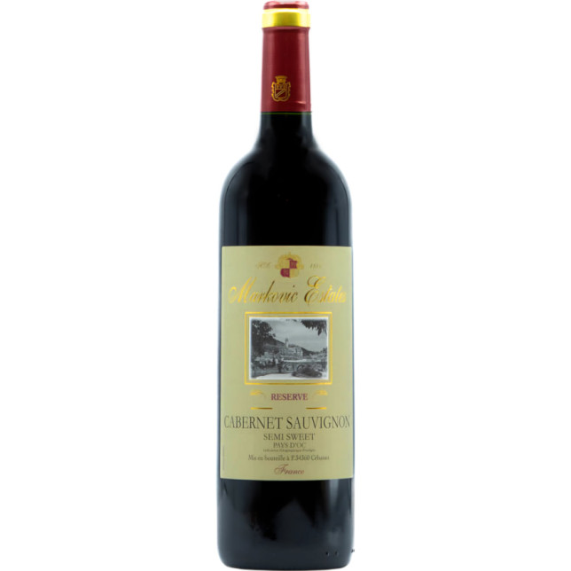 Markovic Estates Cabernet Sauvignon Reserve Semi Sweet