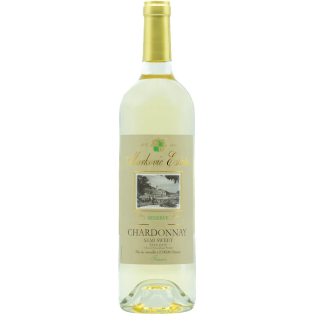Markovic Estates Chardonnay Semi Sweet