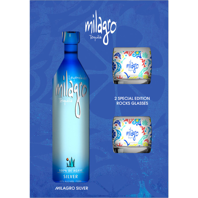 Milagro Silver Gift Tequila