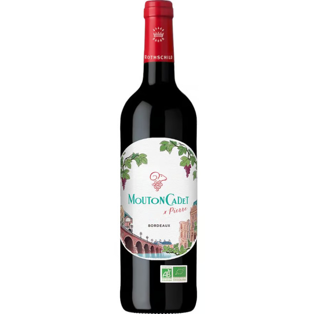 Mouton Cadet X Pierre Rouge Bordeaux 2023