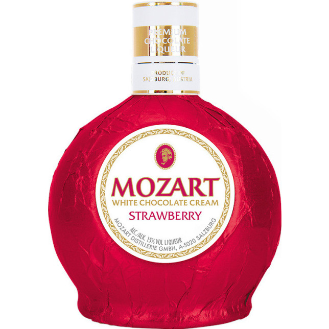 Mozart White Chocolate Strawberry Liqueur