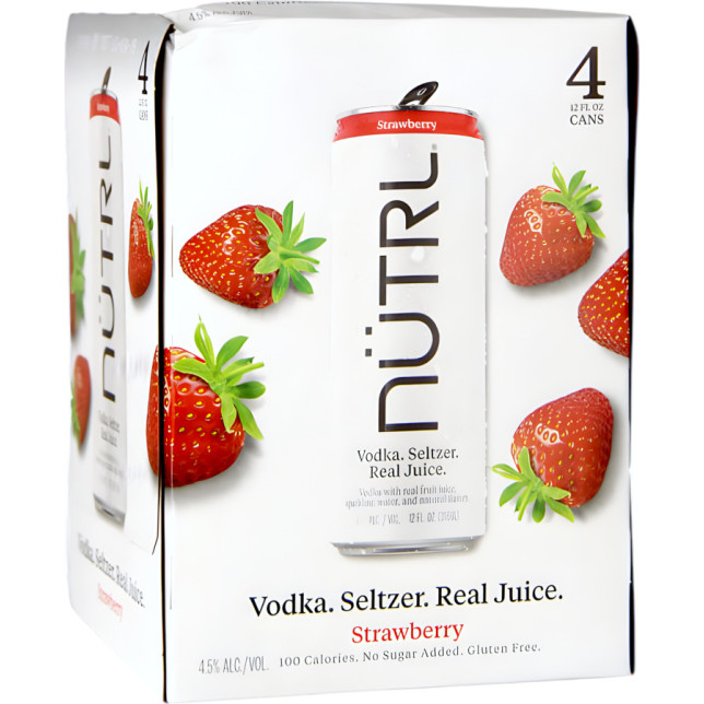 NÜTRL Strawberry Vodka Seltzer