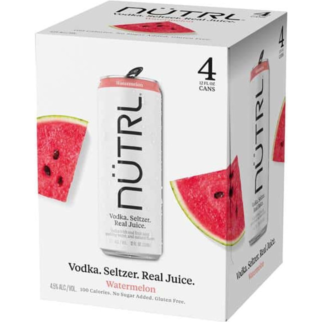 NÜTRL Watermelon Vodka Seltzer