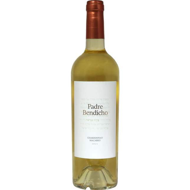 Padre Bendicho Chardonnay Macabeo Kosher for Passover Mevushal 2024