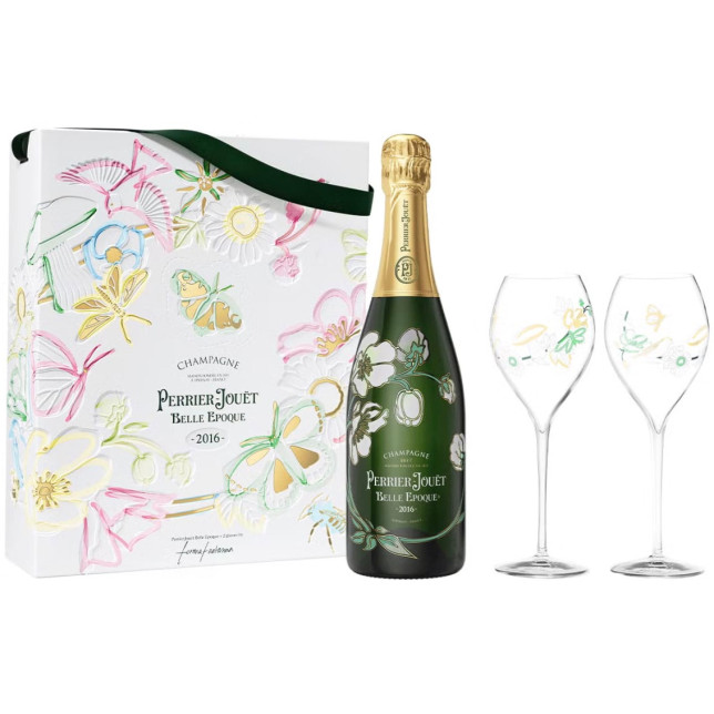 Perrier-Jouët Belle Epoque Gift with Glasses 2016