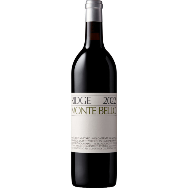 Ridge Vineyards Monte Bello 2022