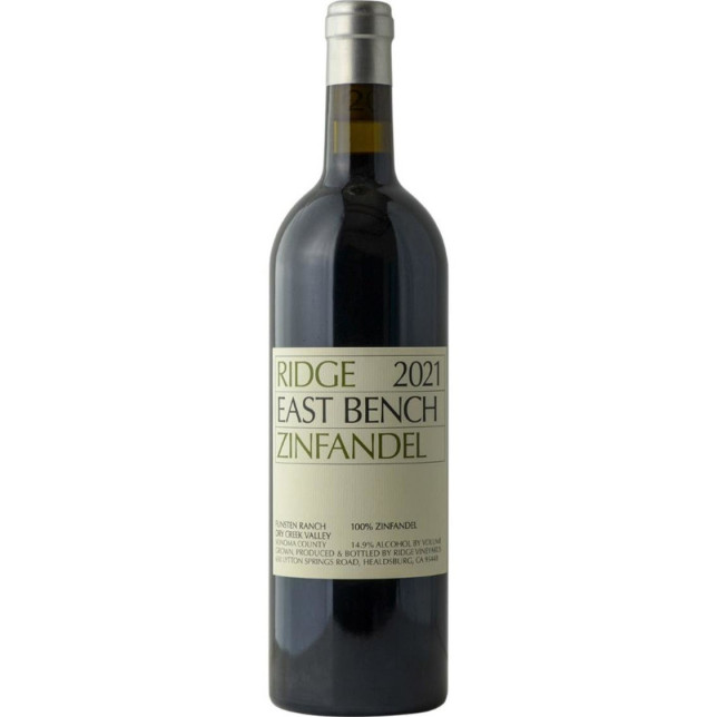 Ridge Zinfandel East Bench 2021