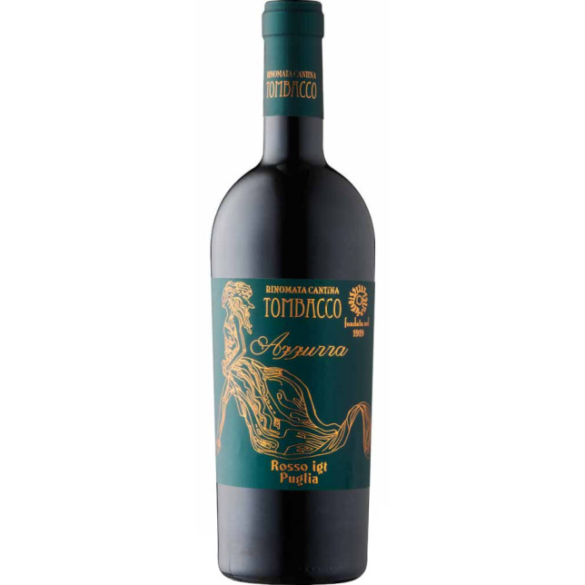 Rinomata Cantina Tombacco Azzurra Rosso IGT Puglia 2021