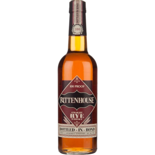 Rittenhouse Straight Rye 100 Proof Whiskey