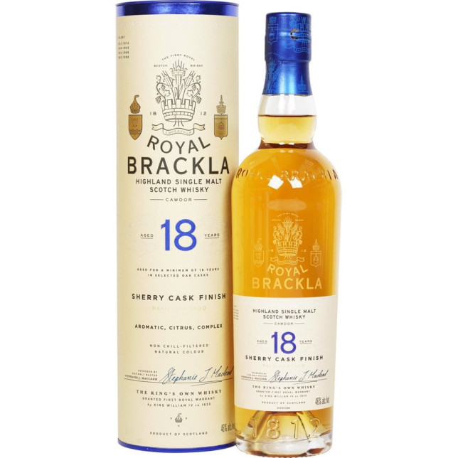 Royal Brackla 18 Year Scotch