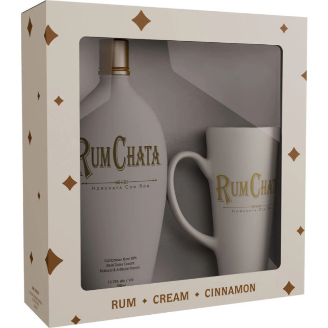 RumChata Horchata Con Ron Cream Liqueur with Coffee Cup