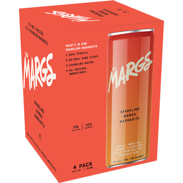 SipMargs Sparkling Mango Margarita