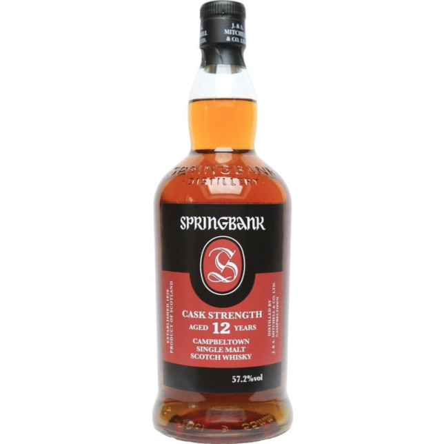 Springbank 12 Year Cask Strength Campbeltown Scotch
