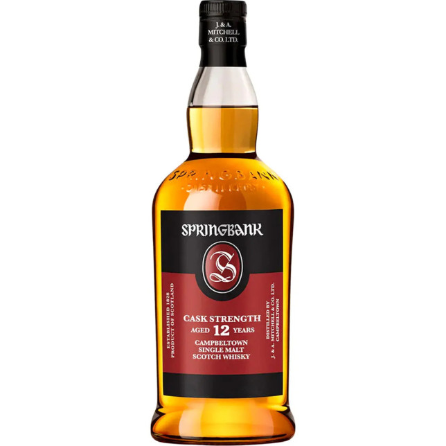 Springbank 12 Year Cask Strength Campbeltown Scotch