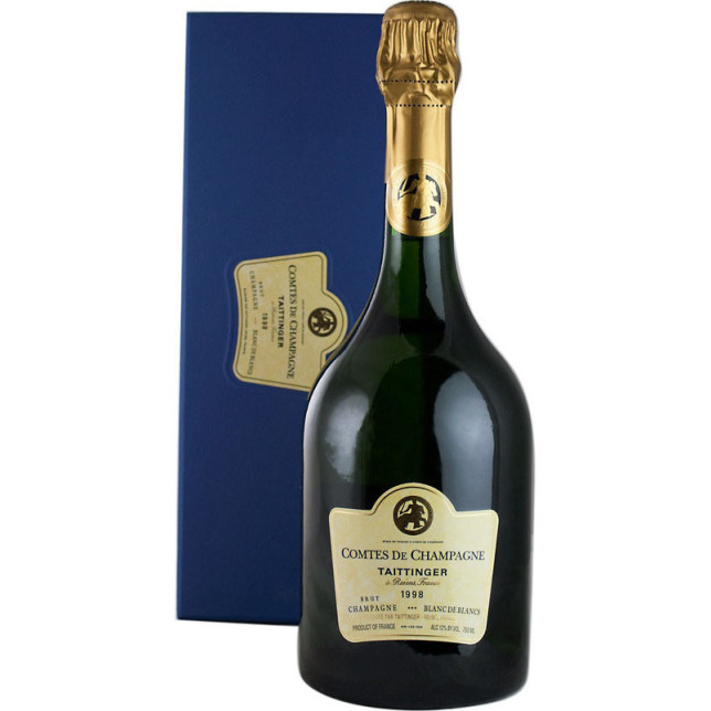 Taittinger Comte de Champagne 1998 (if the shipping method is UPS or FedEx,  it will be sent without box)