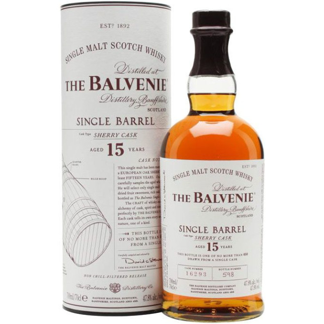 The Balvenie 15 Year Single Barrel Sherry Cask