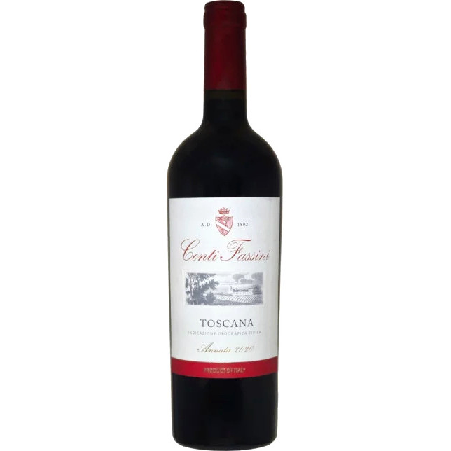 Conti Fassini Villa Fassini Toscana Rosso IGT 2020