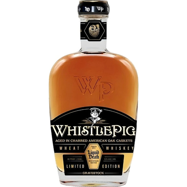 WhistlePig Liquid Death GraveStock Wheat Whiskey