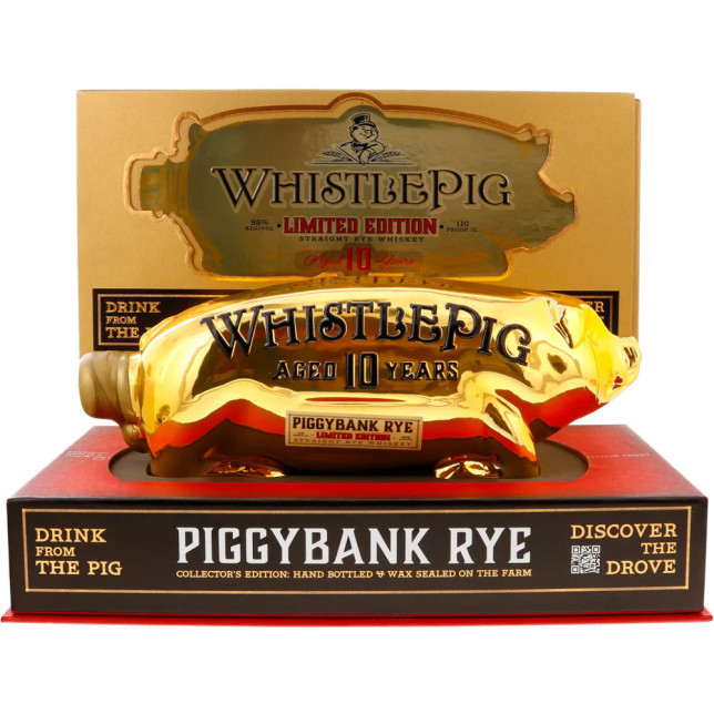 WhistlePig PiggyBank 10 Rye Whiskey