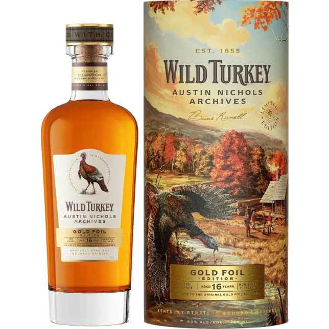 Wild Turkey Gold Foil 16 Year Bourbon