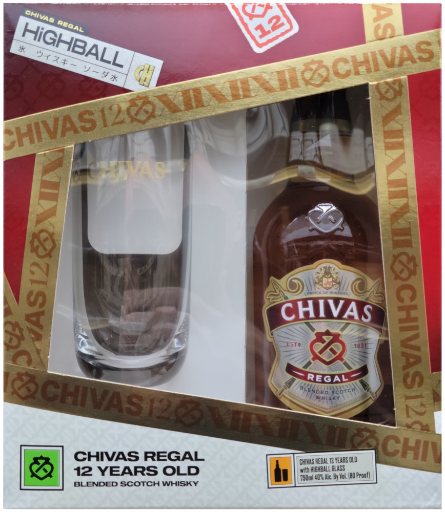 Chivas Regal Blended Scotch Whisky 12 Year Old 750mL, 80 Proof