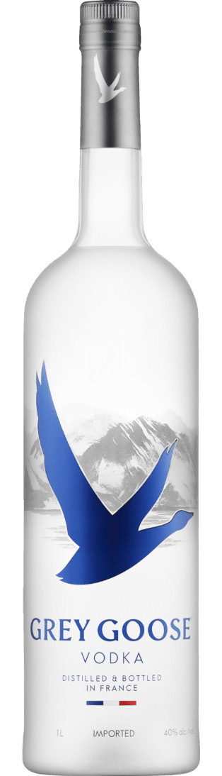 Grey Goose VX Tiki Torch - Liquor Bottle