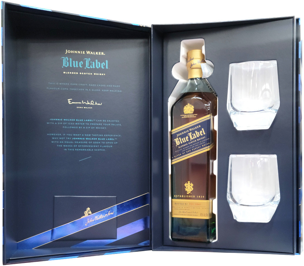 Whisky Johnnie Walker, Black Label, gift box, 1000 ml Johnnie Walker, Black  Label, gift box – price, reviews