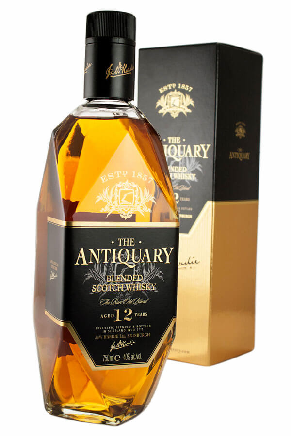 Borgerskab Bunke af Samarbejde The Antiquary 12 Year Old Blended Scotch Whisky