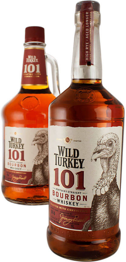 Wild Turkey Kentucky Straight Bourbon Whiskey 101 1L Whisky